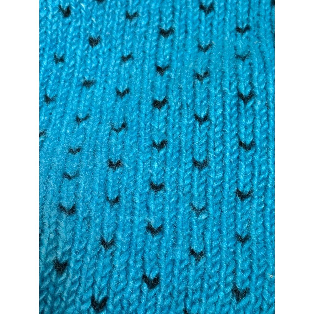 Vintage hand knit wool cropped cardigan - Picture 6 of 6